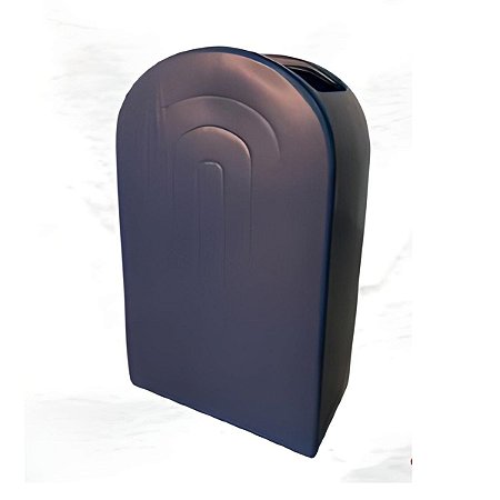 Vaso de Cerâmica Curve 13x7x22cm Azul