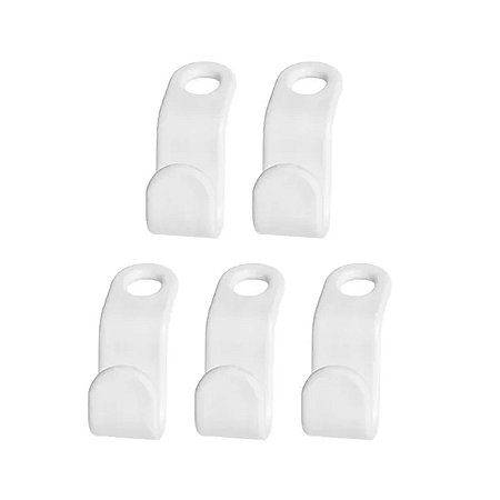 Cabide Gancho Extensor Conector de Roupas 2x5cm Kit 5 Pçs
