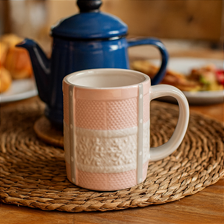 Caneca Na Caixa Romantica 8X9.5X9.5cm