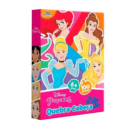Quebra Cabeça Princesas 100 Peças