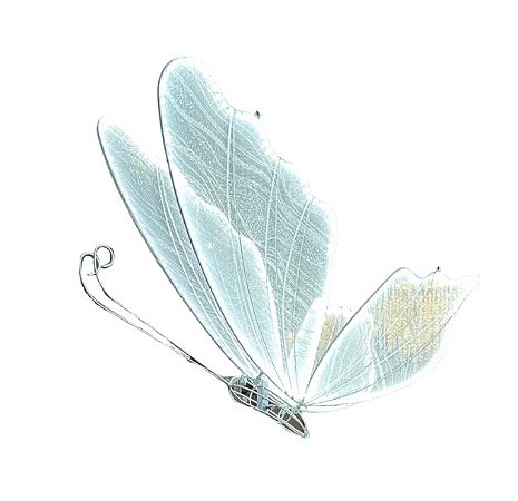 LUMINARIA BORBOLETA LED BRANCO FRIO 100CM