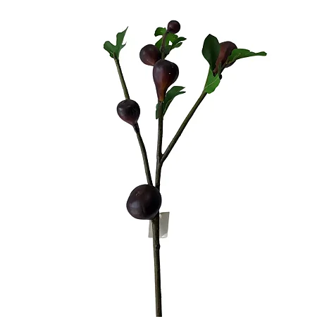 Galho Artificial Figo Roxo x5 88cm