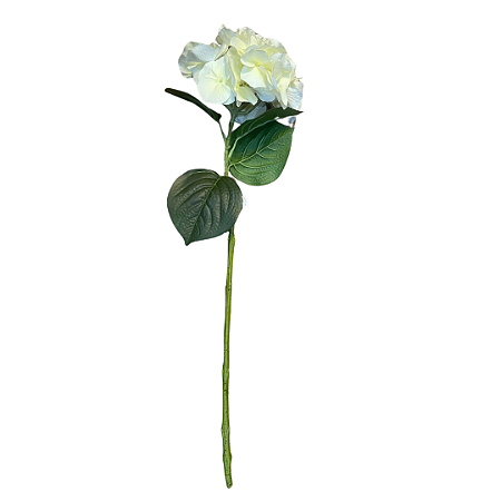 HASTE DE HORTÊNCIA TOQUE REAL BEGE 63CM
