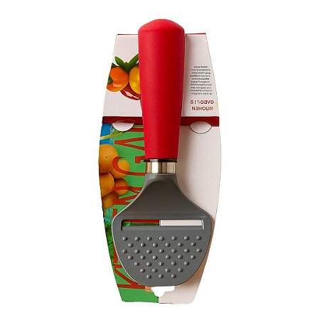 Espátula p/ Queijo com Cabo Emborrachado 19cm