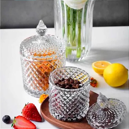 BOMBONIERE DE VIDRO MALDIVAS 300ML
