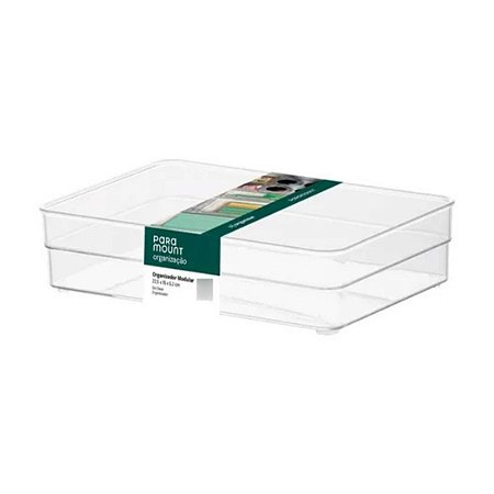 ORGANIZADOR DIAMOND TRANSPARENTE 22,5X15X5,2CM