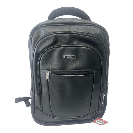 MOCHILA EXECUTIVA DE PU C/ 4 BOLSOS