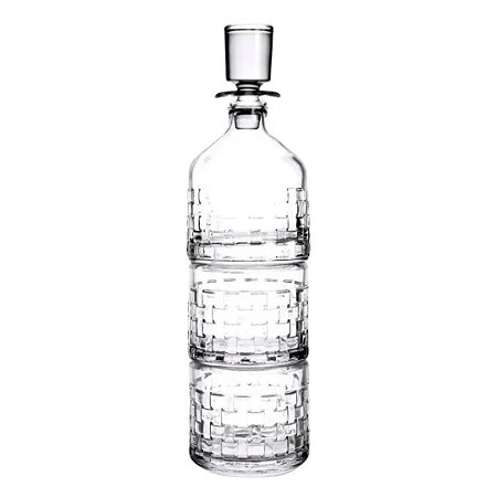GARRAFA PARA WHISKY 3 PÇS VIDRO EMPILHAVEL 1X280ML /2X245ML
