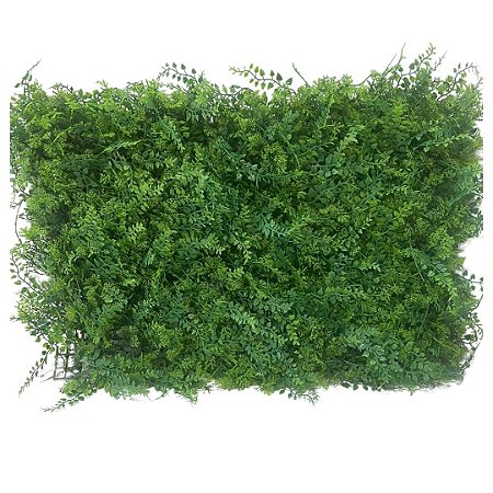 PLACA DE GRAMA MISTA SAMAMBAIA FICUS 60X40CM