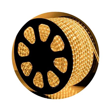 Mangueira Cristal 13 mm 3600 LED 220V Warm Metro Alternado Branco Frio