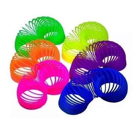 Pulseira Mola Maluca Grande Cores Sortidas 7,5 cm