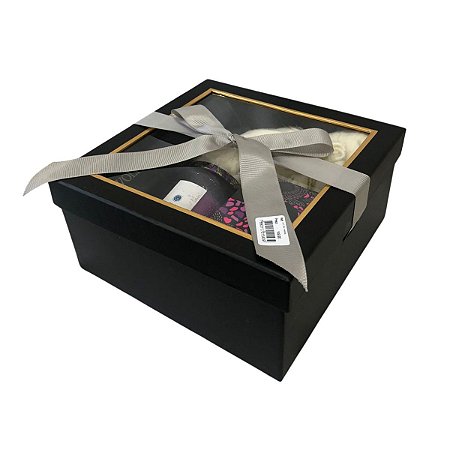 Kit Especial  com Pashimina Garrafa Térmica e Vela Aromática Lima e Manjericão