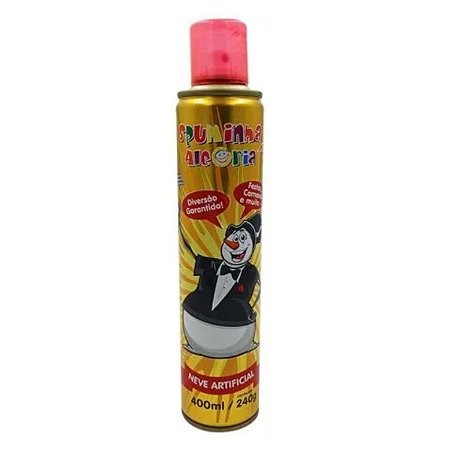 Spray Spuminha da Alegria Neve Artificial 400 ml