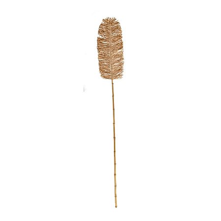Folha Decorativa Palha Natal Natural 210 cm