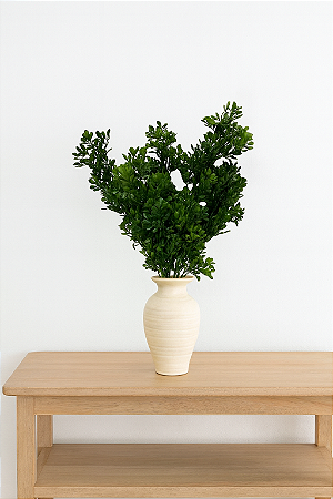 BUQUÊ FOLHAGEM BUXUS VERDE 37CM