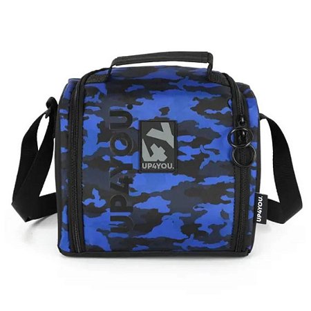 LANCHEIRA JUVENIL CAMUFLADA AZUL