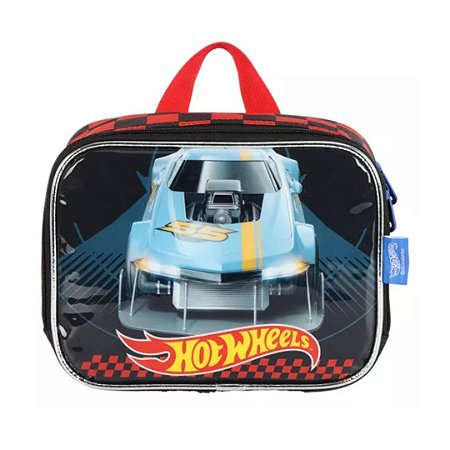 LANCHEIRA INFANTIL HOT WHEELS PRETO