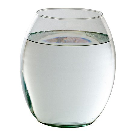 Vaso Vidro Transparente Barrica 22x20 cm