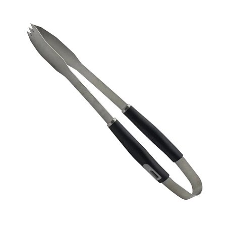 Pegador Para Churrasco Easy Grill Aço Inox Cabo de Plástico 42 cm