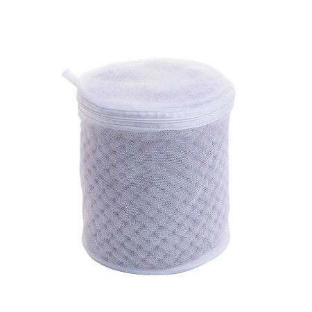 Saco para Lavar Lingerie Com Zíper 16x14cm