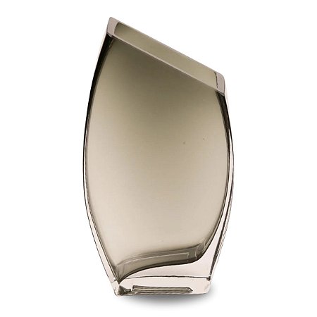 Vaso Vidro Formas Fume 30X13,5