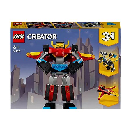 Lego Creator Super Robô 3 em 1 com 159 Peças 31124