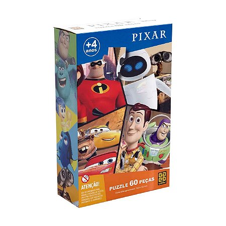 Quebra Cabeça Pixar 60 Peças