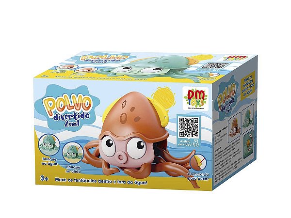 Polvo Divertido 2 em 1 - Dm Toys