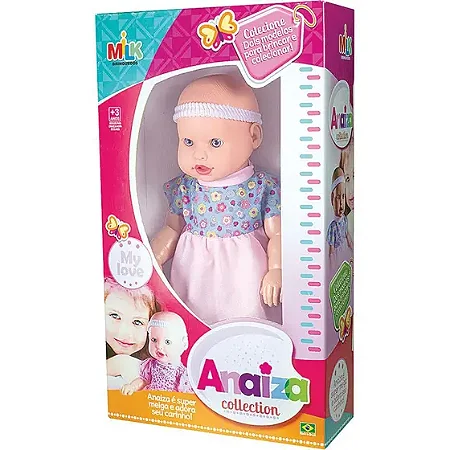 Boneca Anaiza Collection Bebê Cheirinho