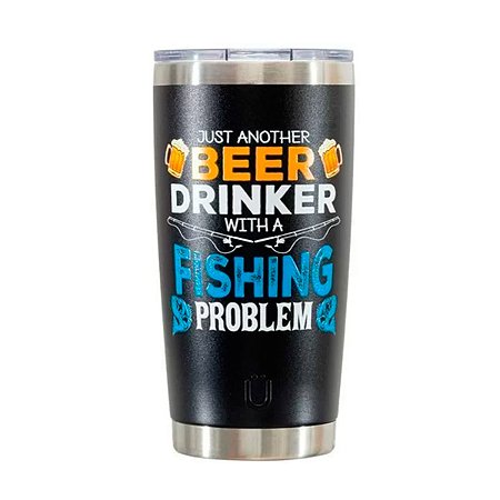 Copo Térmico Gluck Lucky Future Fishing &amp; Beer Solves 591ml