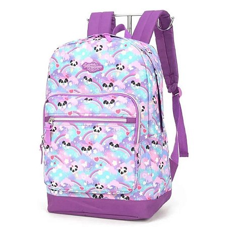 Mochila Escolar Infantil La Fadinne Roxo Ms46018LF-RX