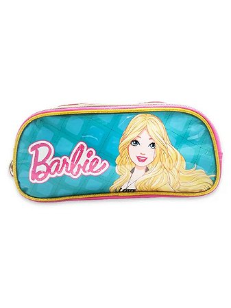 Estojo Escolar Duplo Verde Barbie 60 Anos Ei34417Vd