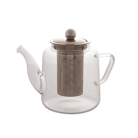 Chaleira de Vidro Borossilicato Resistente A Calor 600ml