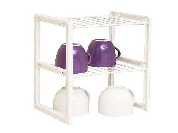Rack para Objetos 24X25X18cm Branco