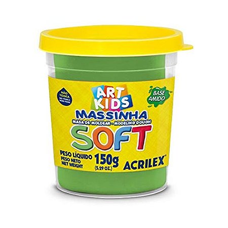 Massa de Modelar Soft 150Gr Verde