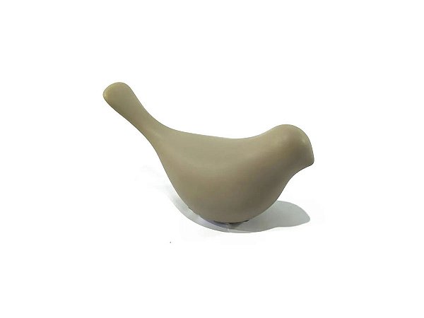 Enfeite Pássaro em Cerâmica 13X07cm Fendi