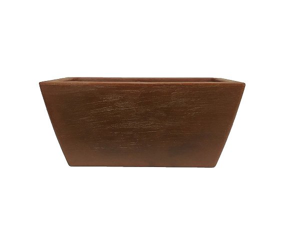 Floreira Rotomoldado Malta Antique Rusty 40 X 17cm