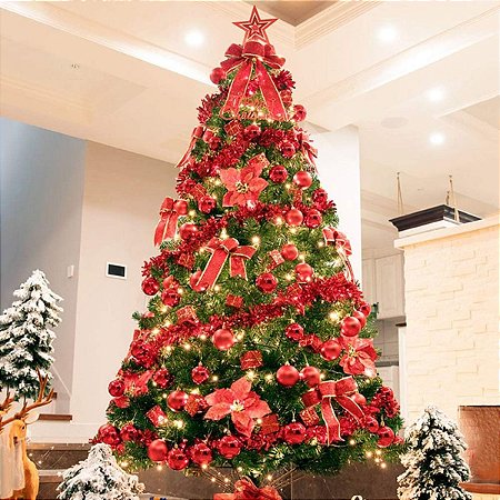 Árvore de Natal Imperial 210cm com 2350 Galhos Pé de Ferro