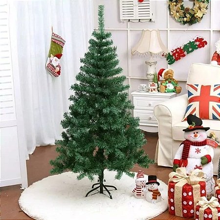 Árvore de Natal Luxo 150cm com 500 Galhos Pé de Ferro
