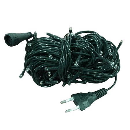 PISCA-PISCA 10MTS 100LED ALTERN WARM 220V FIO 5MM VERDE