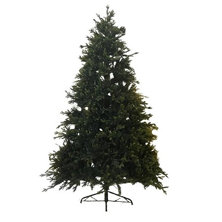 ARVORE DE NATAL C/ LED EMBUTIDO 1,8MTS C/380LEDS WARM PE DE FERRO