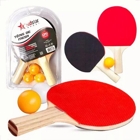 KIT PING PONG COM 5 PEÇAS