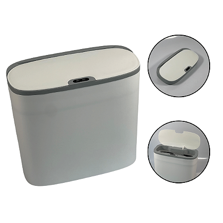 LIXEIRA INTELIGENTE SENSOR AUTOMATICO USB 14L