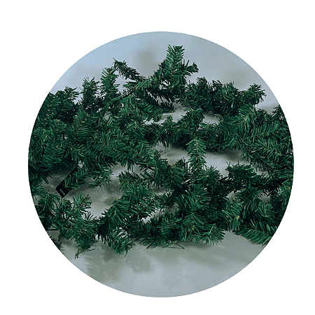 FESTÃO ARAMADO LUXO 180GA FOLHA 5CM 2,7MTS