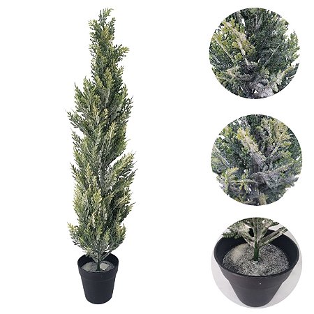 Árvore Natalina Verde com Vaso 94 cm