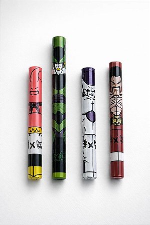 Kit de Piteiras de Vidro Dragon Ball - Coleção Exclusiva com 4 Unidades