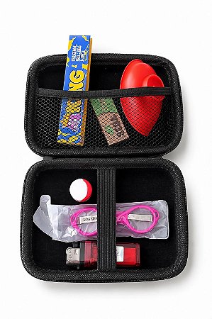 Kit Completo de Acessórios com Case | Seda King Size, Tesoura e Mais