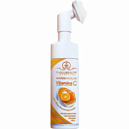 Mousse Micelar Vitamina C - 150ml Phállebeauty Cosmetics