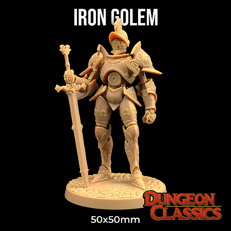 Miniatura: Golem de Ferro - RPG