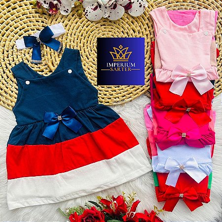 Linha Baby Menina Vestido Três Marias
